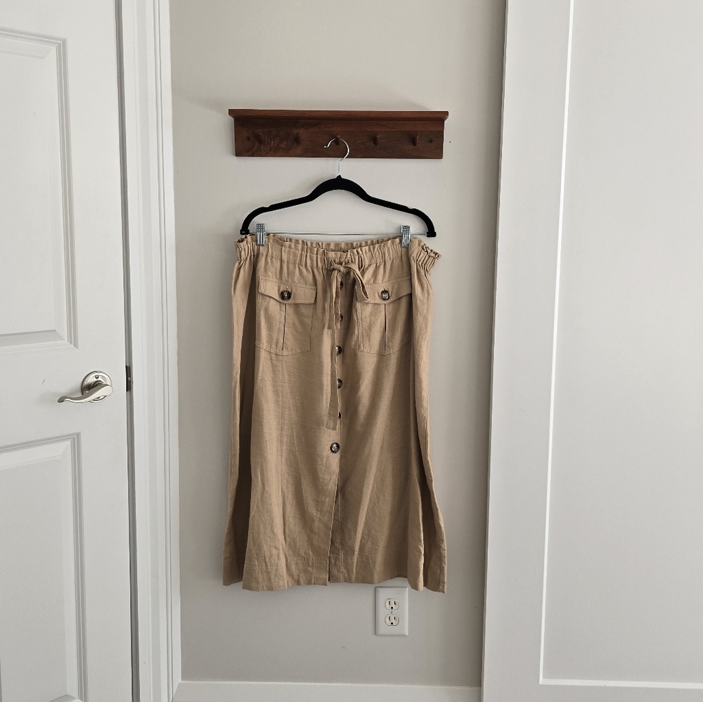[Nanette Lepore] Midi Paperbag Skirt